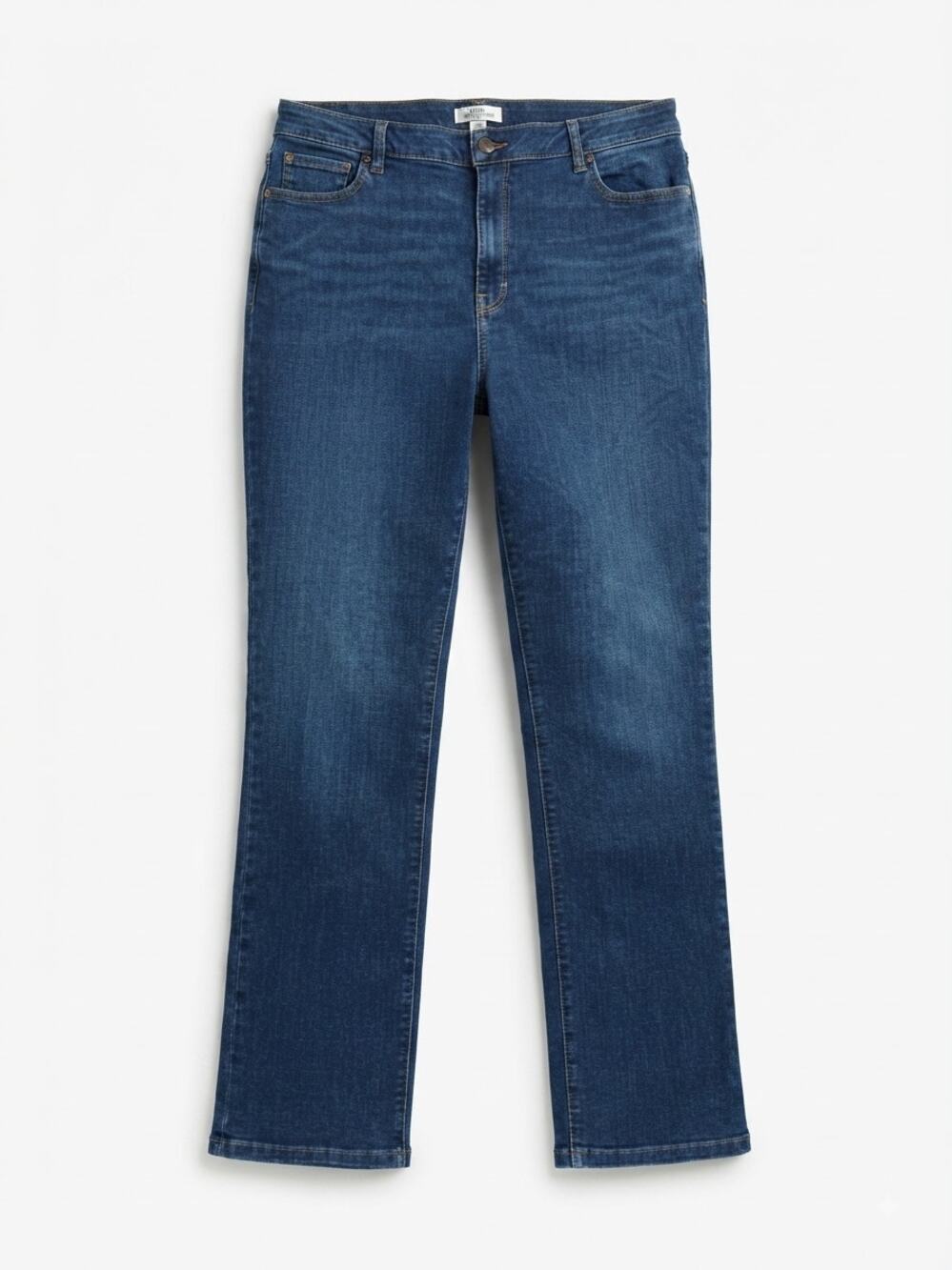 L.L.Bean Jeans Womens 18 Tall Blue Classic Fit Straight Leg Denim Pants Casual